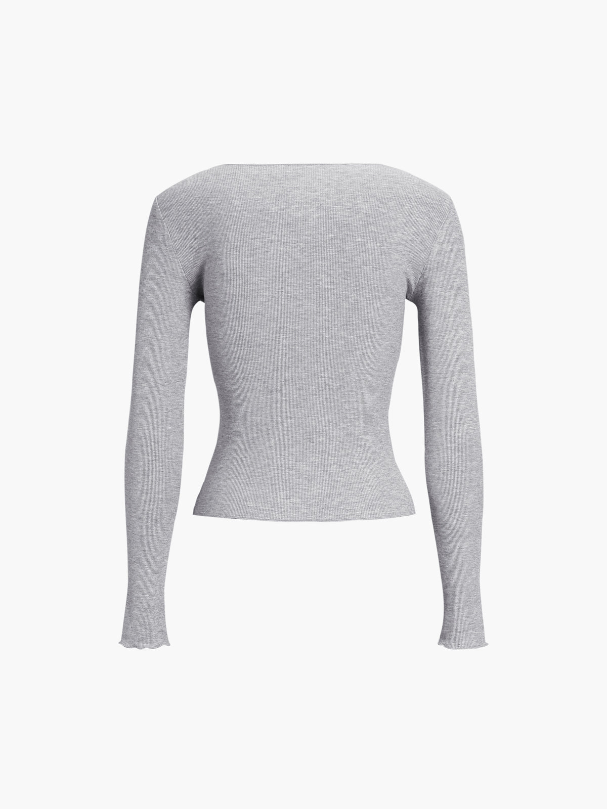Women's fitted long-sleeve top