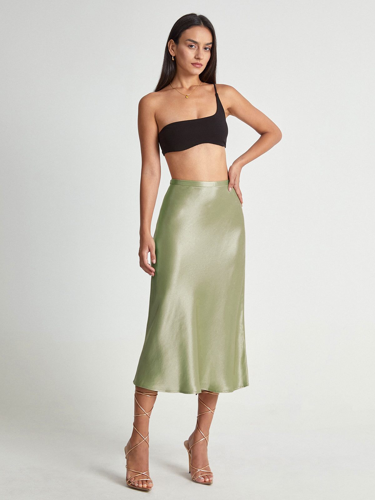 Women's High-Waisted Maxi Skirt